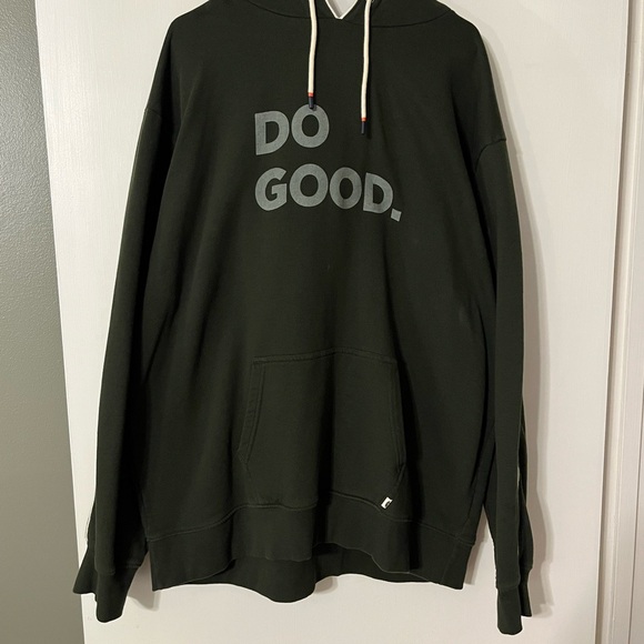 cotopaxi Other - Cotopaxi Dark Green Hoodie with Gray Print